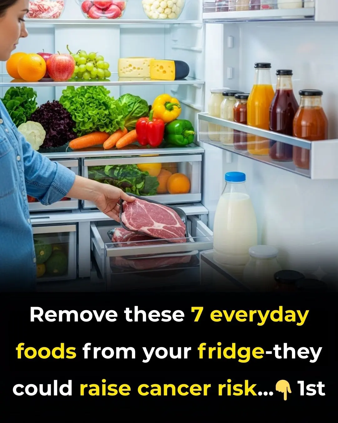 Remove these 7 everyday foods from your fridge—they could raise cancer risk