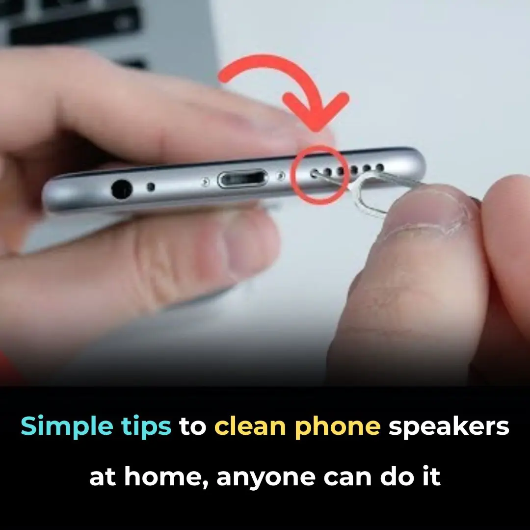 Simple tips to clean phone speakers at home, anyone can do it
