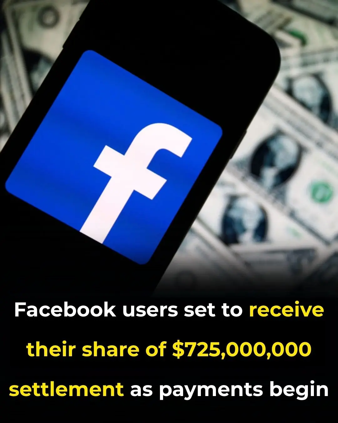 Facebook users set to receive their share of $725,000,000 settlement as payments begin