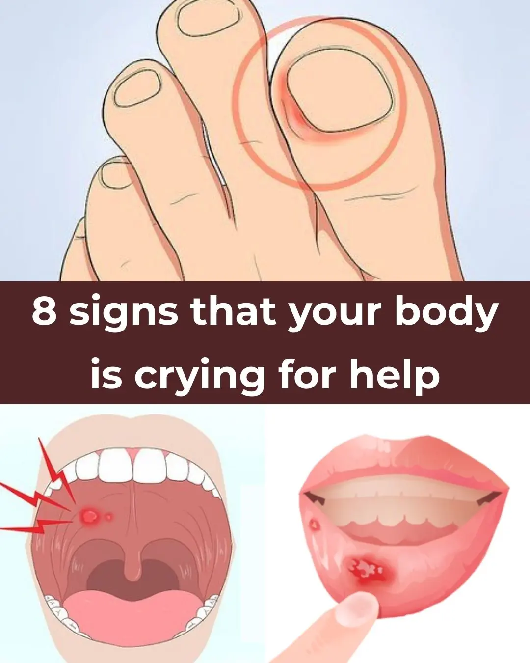 8 Signs That Your Body Is Crying for Help