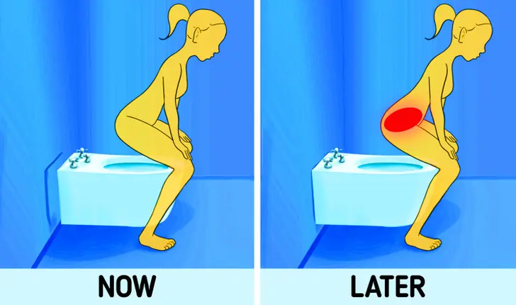 The Harmful Effects of Squatting Over a Toilet 🚽