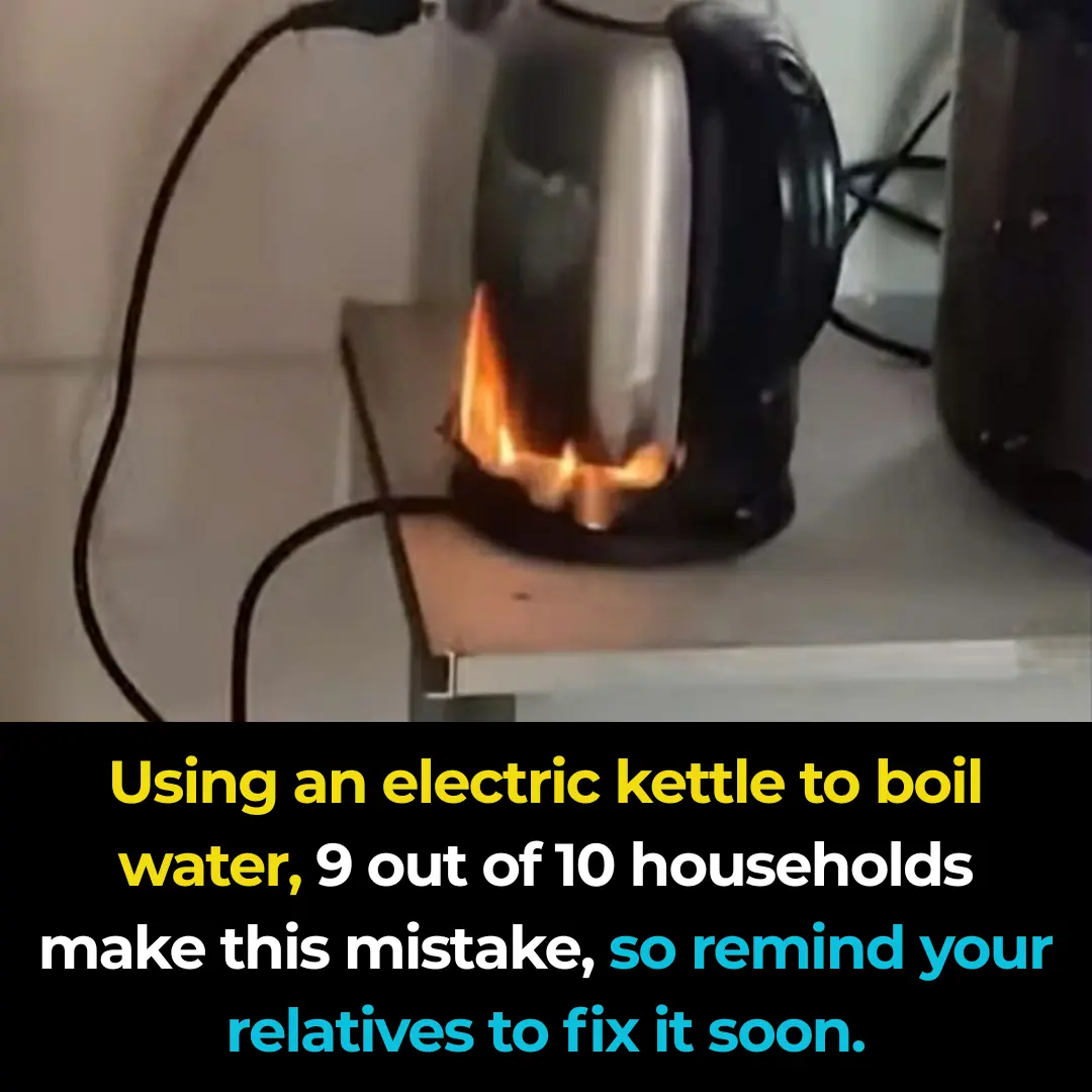 Using an electric kettle to boil water, 9 out of 10 households make this mistake. Be sure to remind your loved ones to fix it soon.