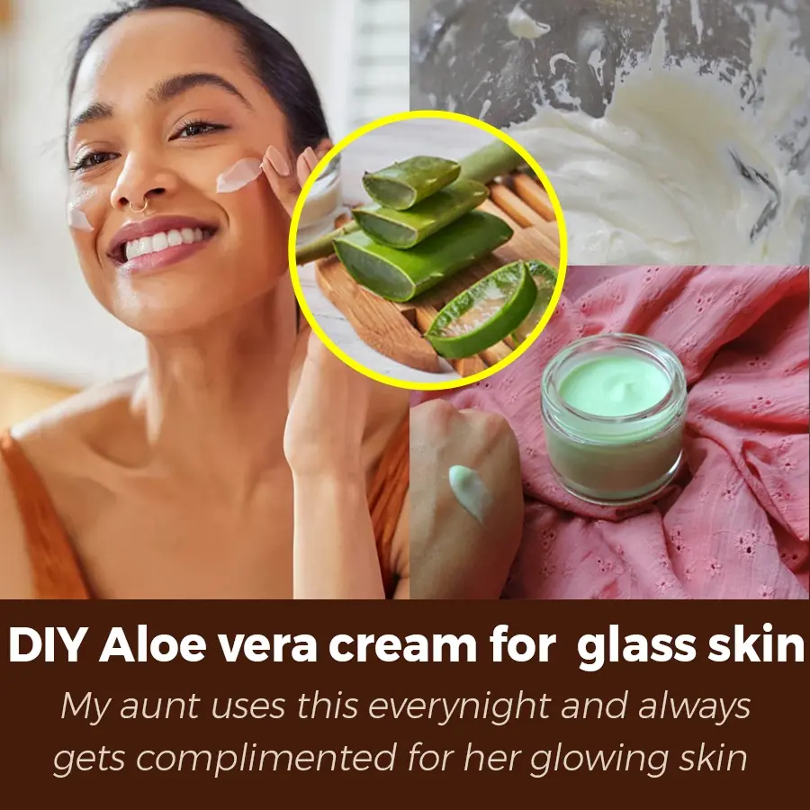How to Make a DIY Aloe Vera Night Cream for Glowing Skin