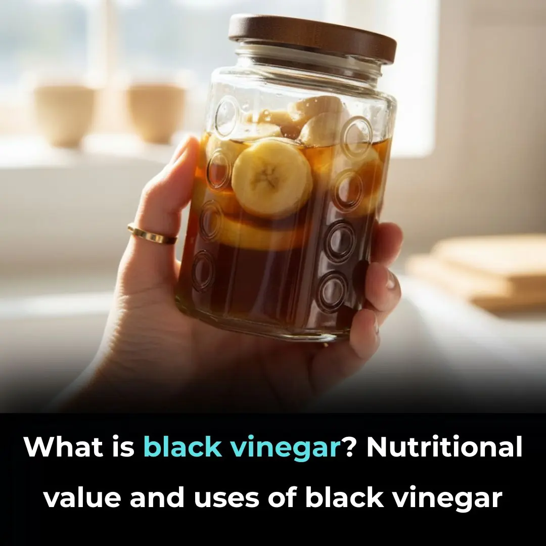 What is black vinegar? Nutritional value and uses of black vinegar