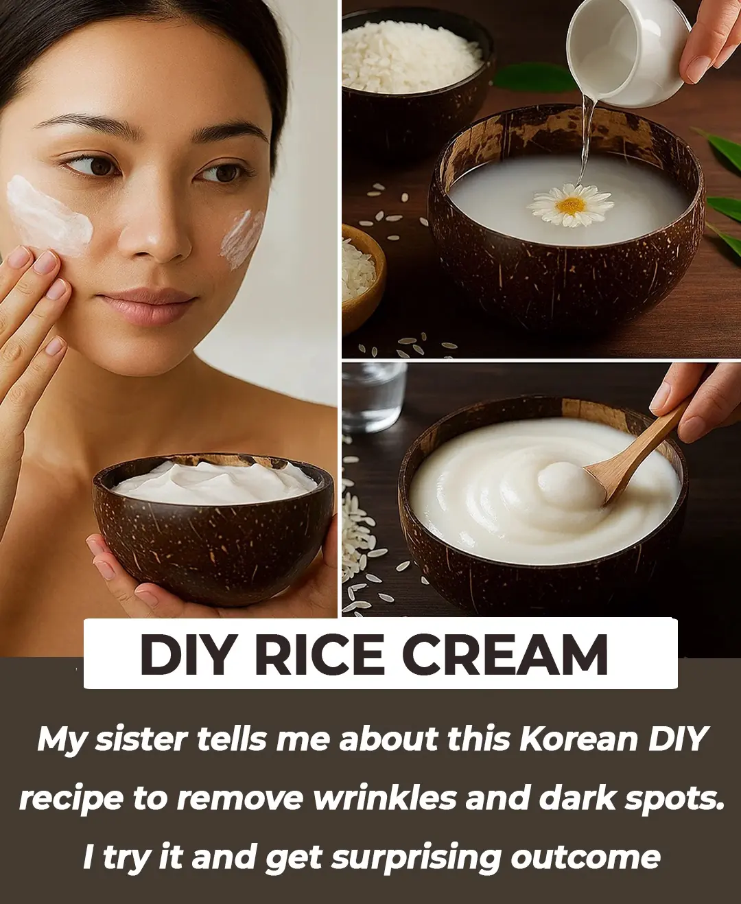 DIY Korean Rice Cream: Secret to Youthful, Smooth, and Wrinkle-Free Skin