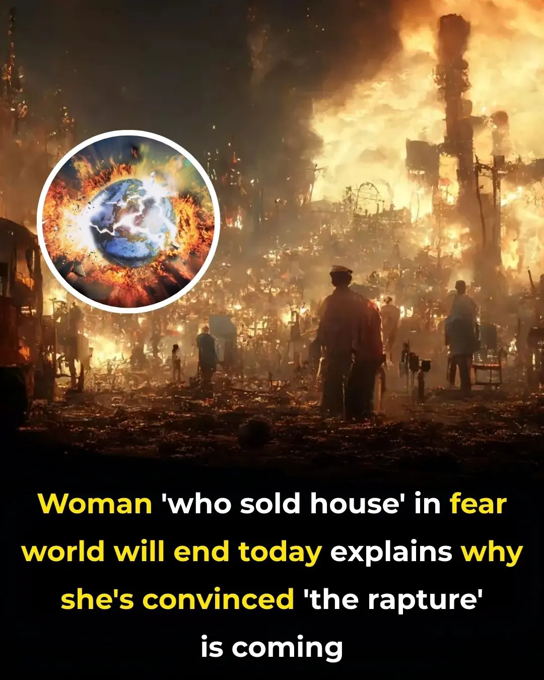 Woman 'who sold house' in fear world will end today explains why she's convinced 'the rapture' is coming