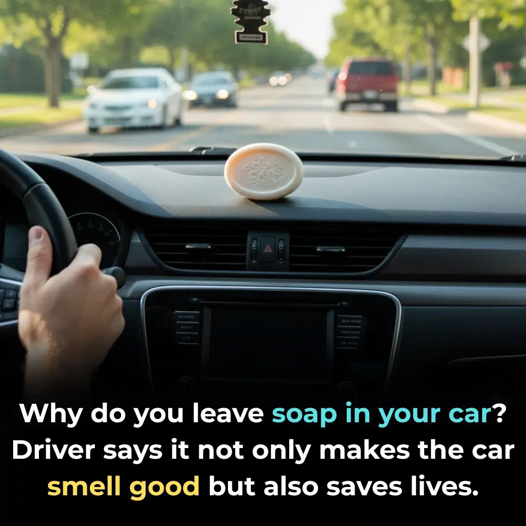 Why do you leave soap in your car? Driver says it not only makes the car smell good but also saves lives