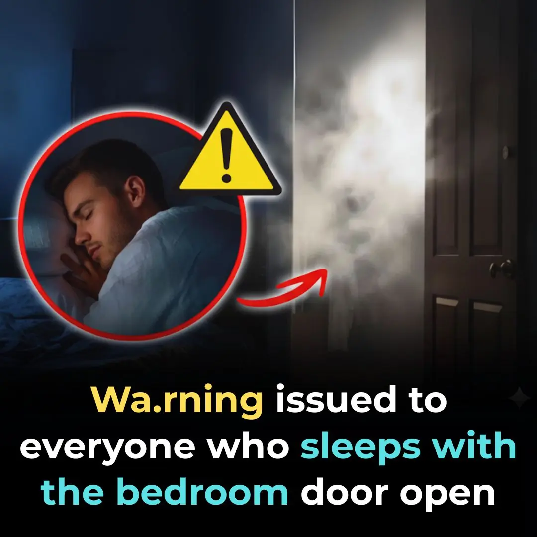 Here's why you should never sleep with the bedroom door open. FIND OUT MORE IN THE COMMENTS ⬇️