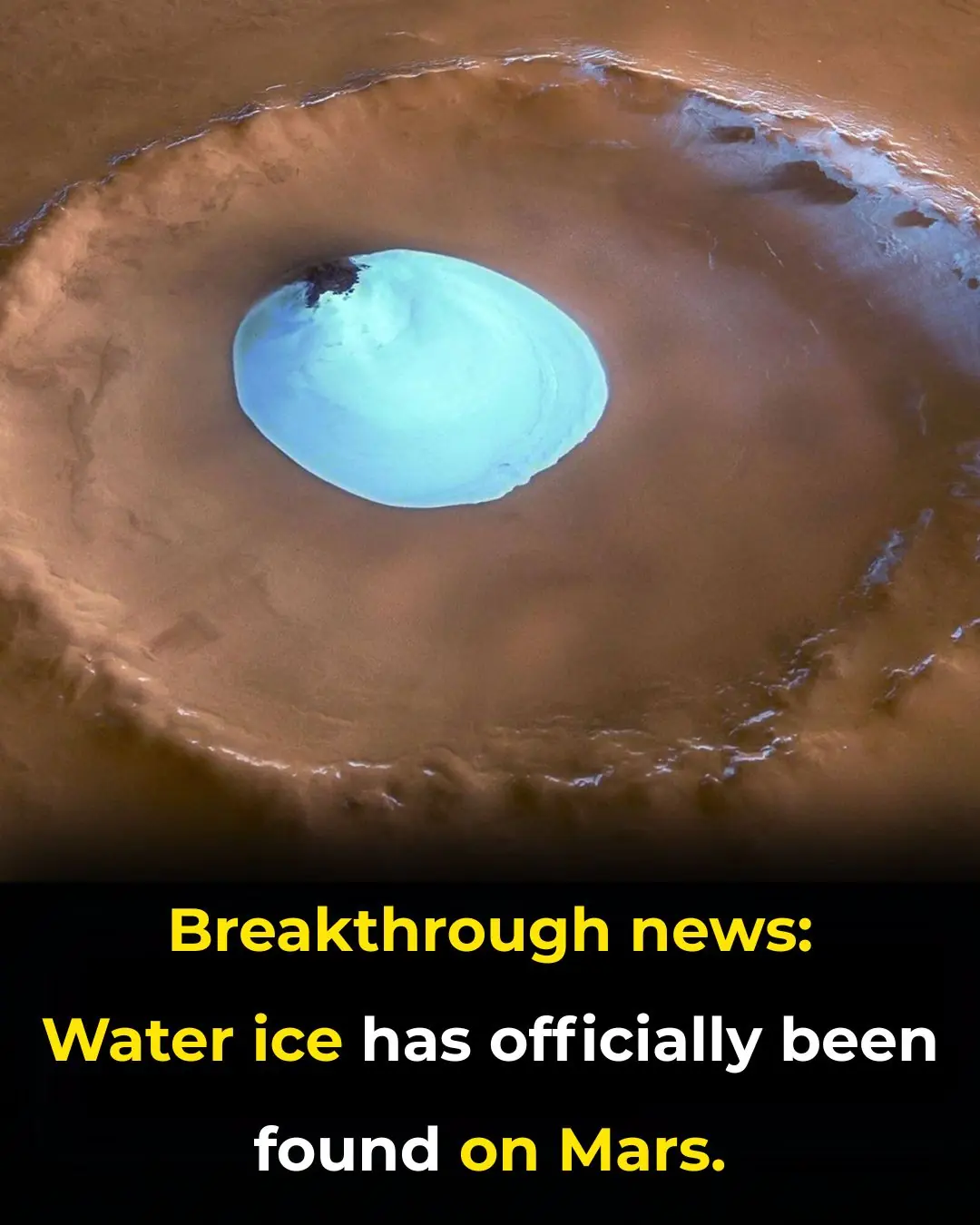 Water ice buried at Mars’ equator is over 2 miles thick