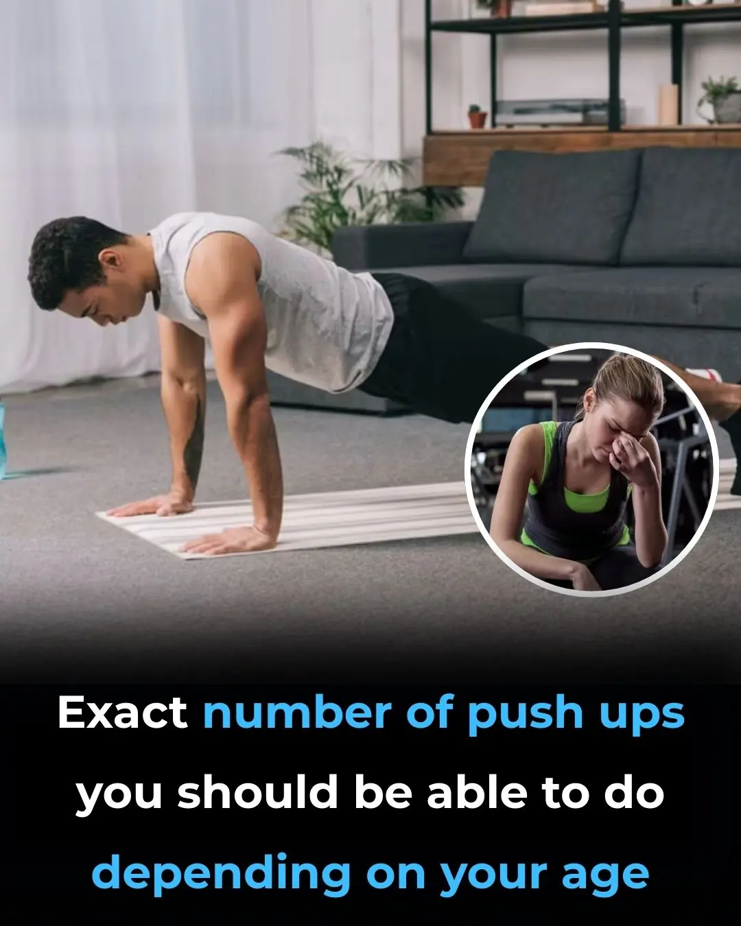 Exact number of push ups you should be able to do depending on your age