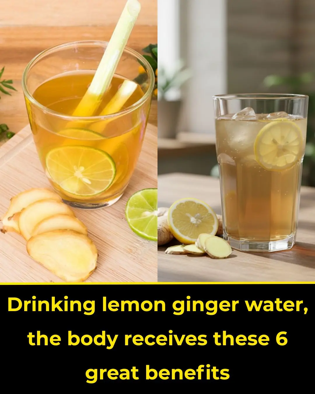 Drinking lemon ginger water, the body receives these 6 great benefits