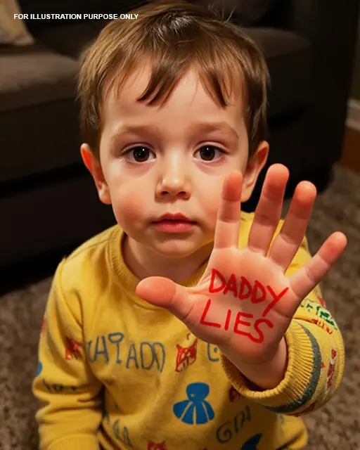 My Nonverbal Son Exposed My Husband’s Secret When He Wrote ‘Dad Lies!’ on His Palm