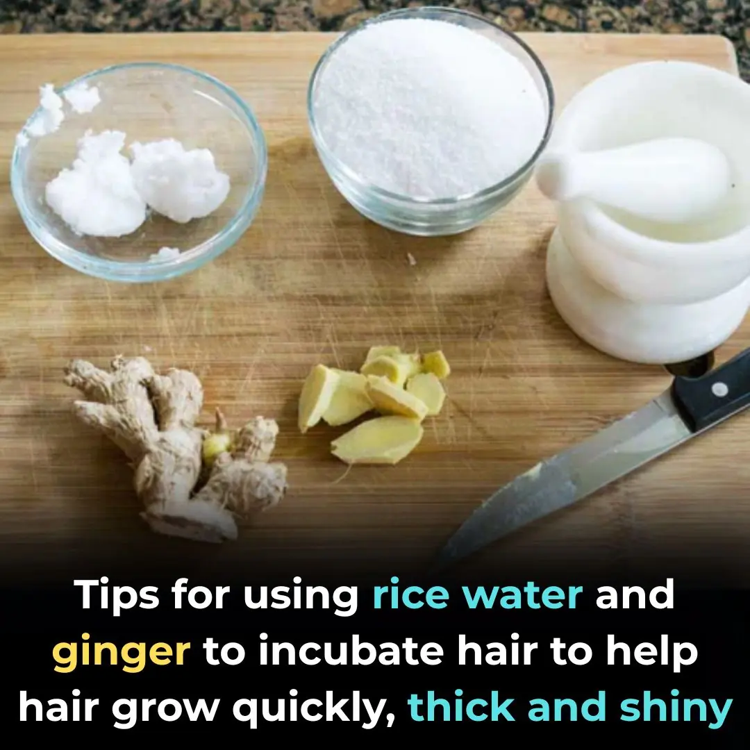 🌾 Ginger and Rice Water Hair Treatment: A Natural Secret for Fast Growth, Thicker, Shinier Hair