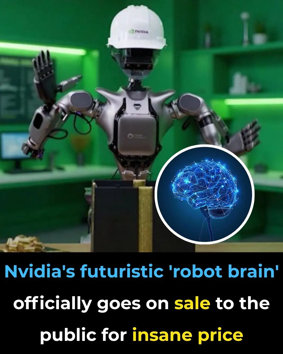 Nvidia's futuristic 'robot brain' officially goes on sale to the public for insane price
