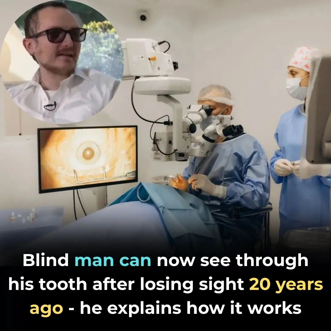 Blind Man Can Now See Through His Tooth After Losing Sight 20 Years Ago – He Explains How It Works