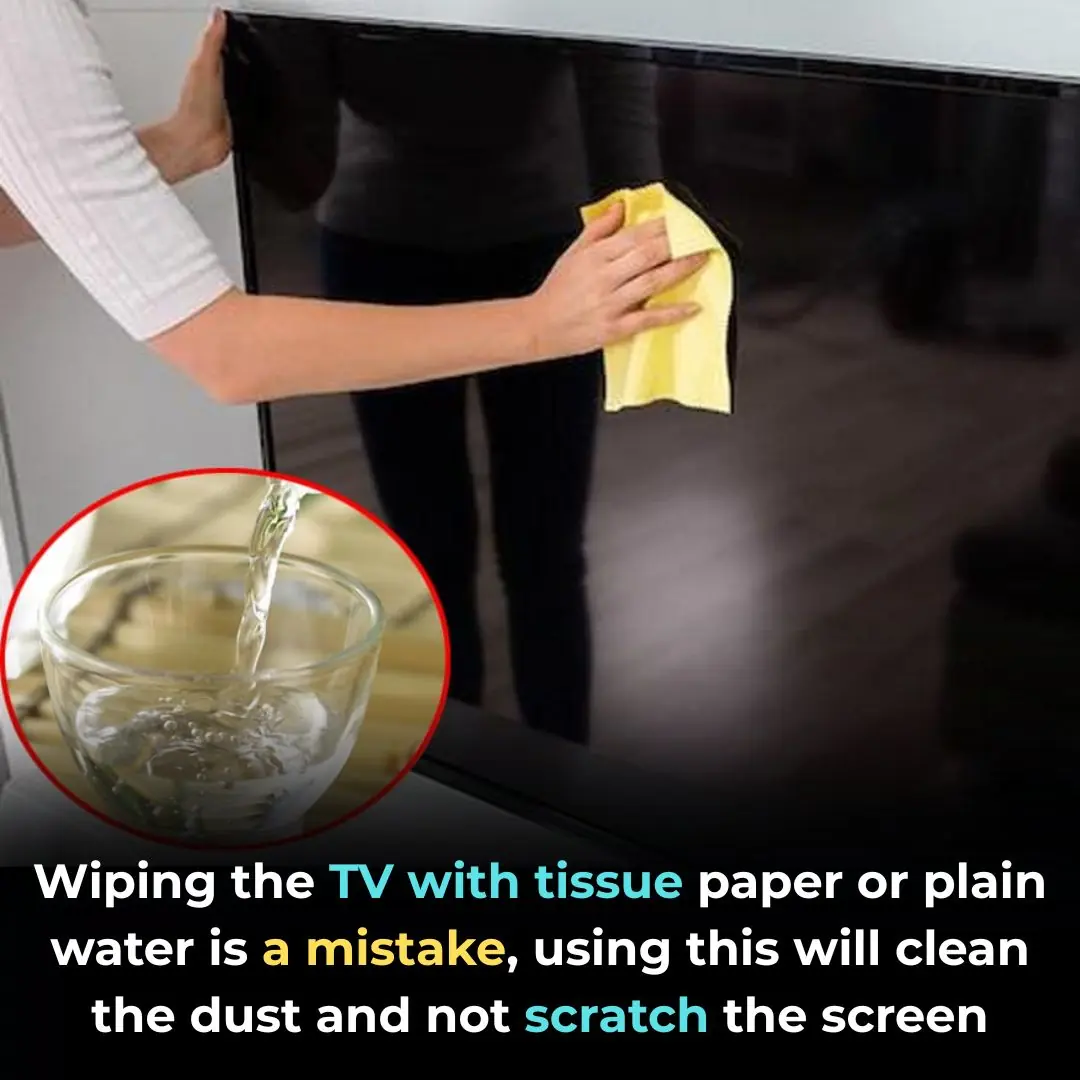 Cleaning Your TV Screen with Tissue Paper or Plain Water is a Mistake — Use This Method for Dust-Free, Scratch-Free Screens