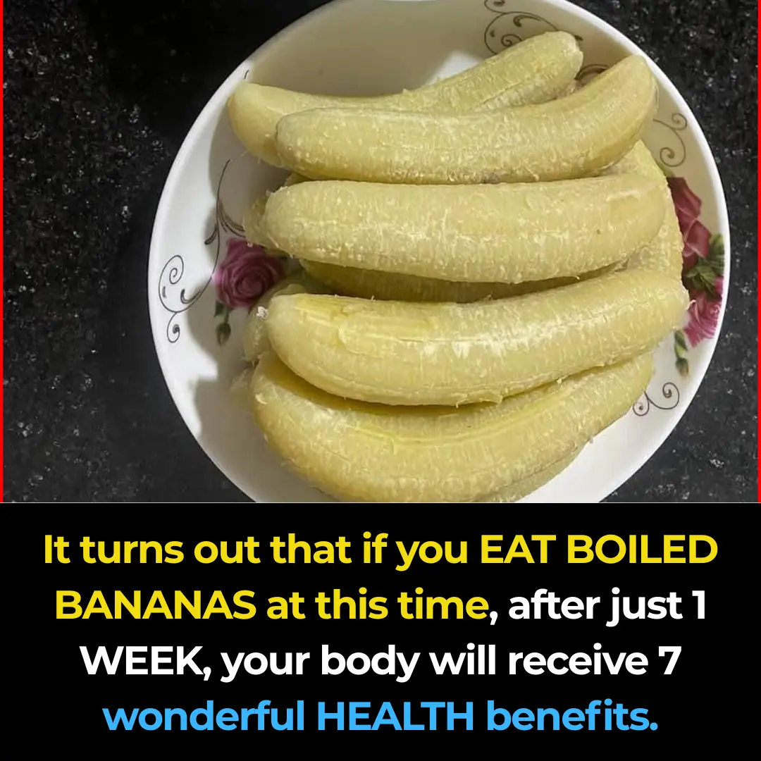 Eat boiled bananas at this time, and after just one week your body will experience 7 changes: excess fat melts away and your skin becomes smoother and brighter