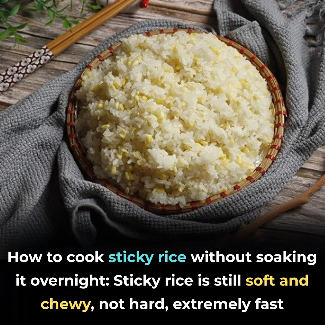 How to cook sticky rice without soaking it overnight: Sticky rice is ...