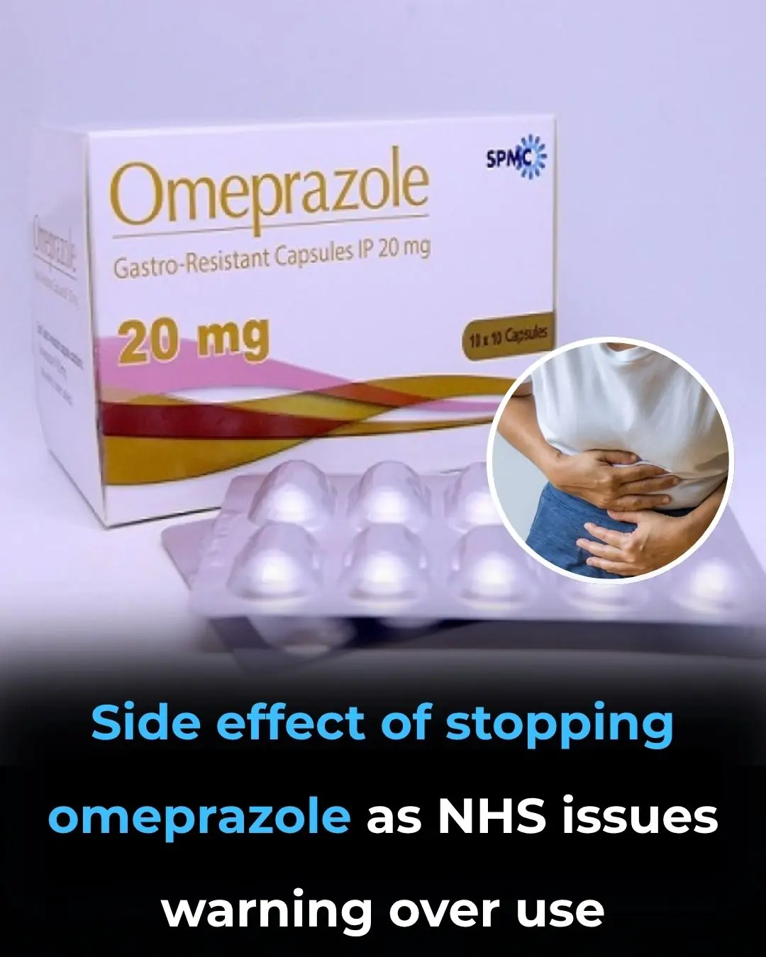 Side effect of stopping omeprazole as NHS issues warning over use