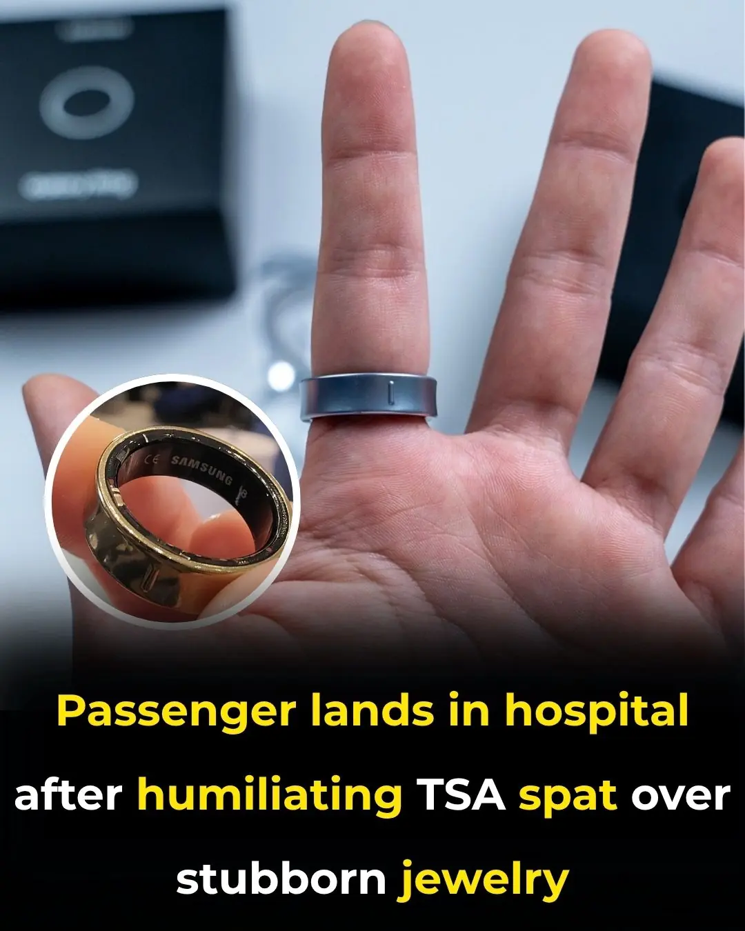 Passenger lands in hospital after humiliating TSA spat over stubborn jewelry