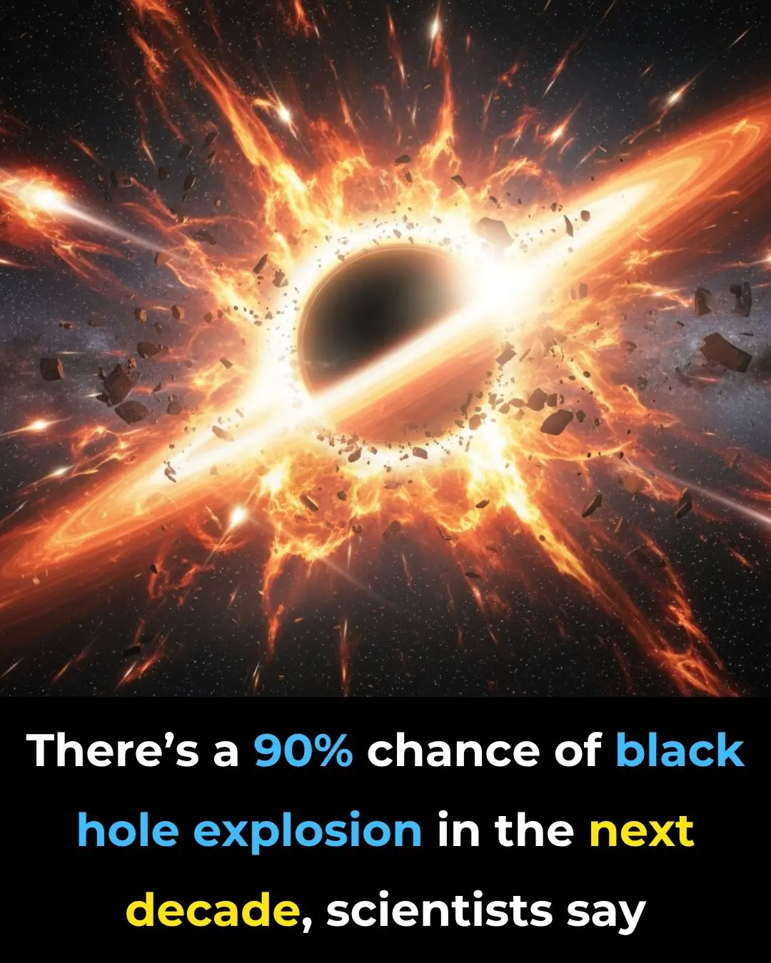 There’s A 90% Chance of Black Hole Explosion in the Next Decade, Scientists Say