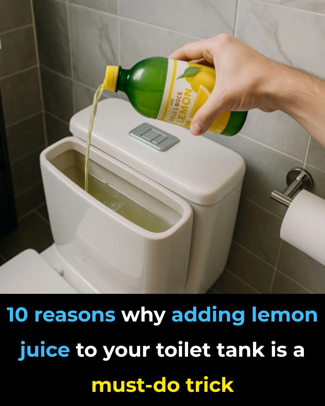 10 reasons why adding lemon juice to your toilet tank is a must-do trick