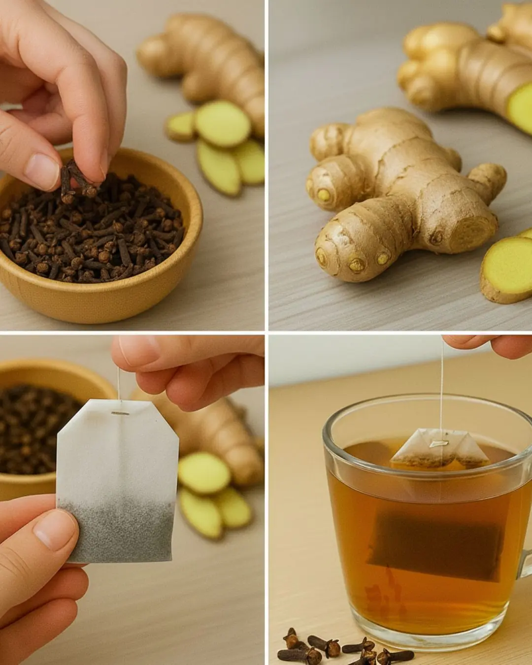 Cloves, ginger, and a Lipton tea bag combined are worth gold