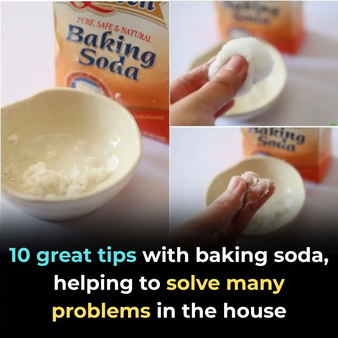 10 great tips with baking soda, helping to solve many problems in the house