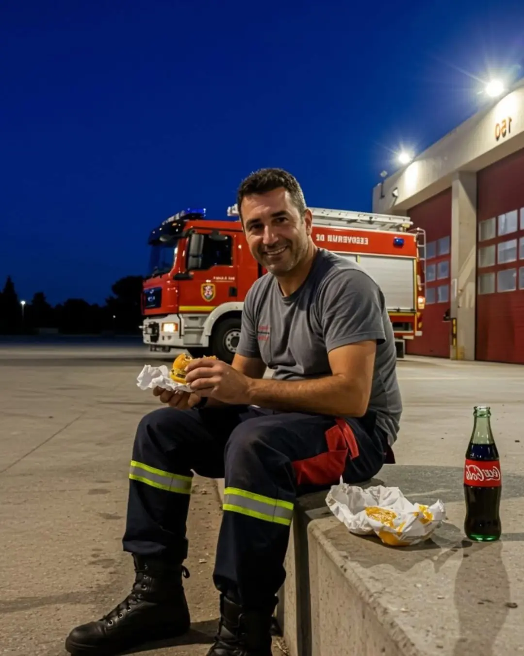 No Cake, No Balloons: A Firefighter’s Quiet Birthday of Purpose and Service