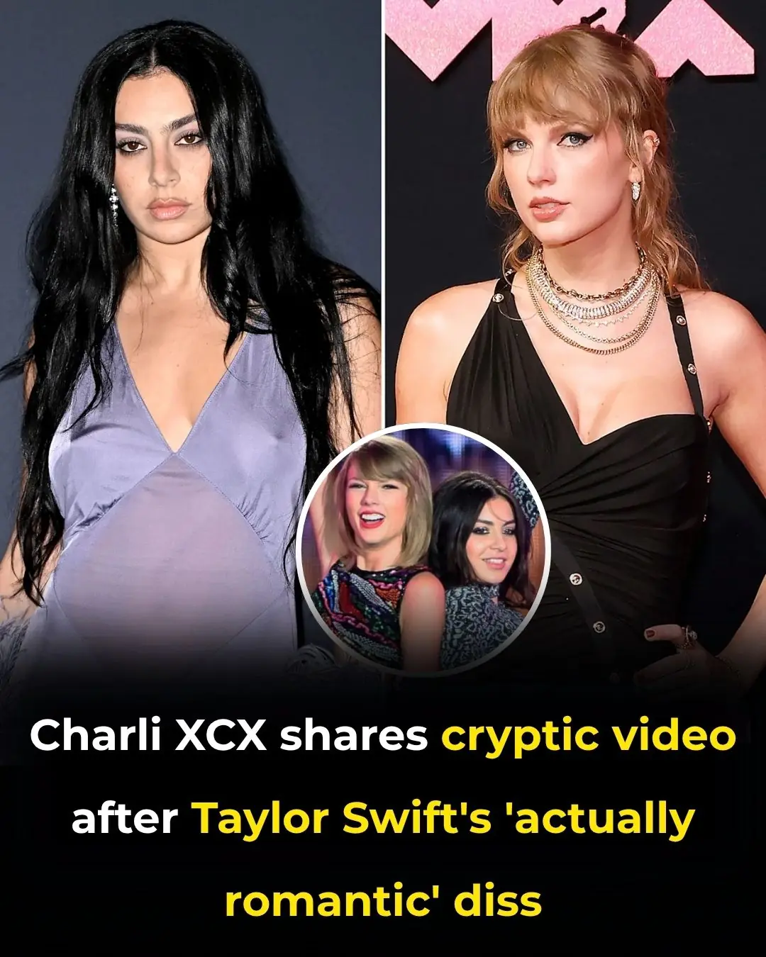 Charli XCX shares cryptic video after Taylor Swift’s ‘Actually Romantic’ diss