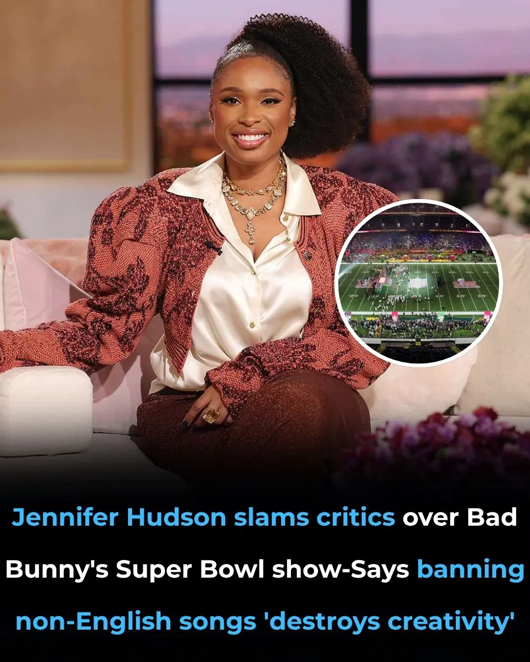 Jennifer Hudson Champions Musical Inclusivity Amid Super Bowl Language Debate