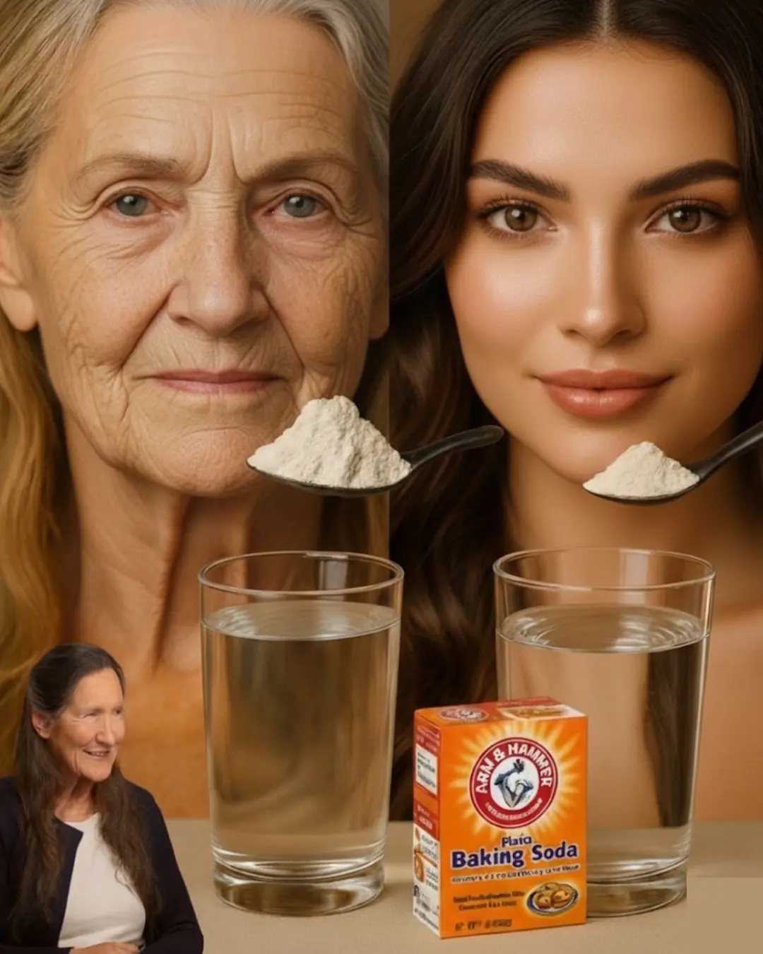 Homemade Baking Soda Cream for Wrinkles and Spots
