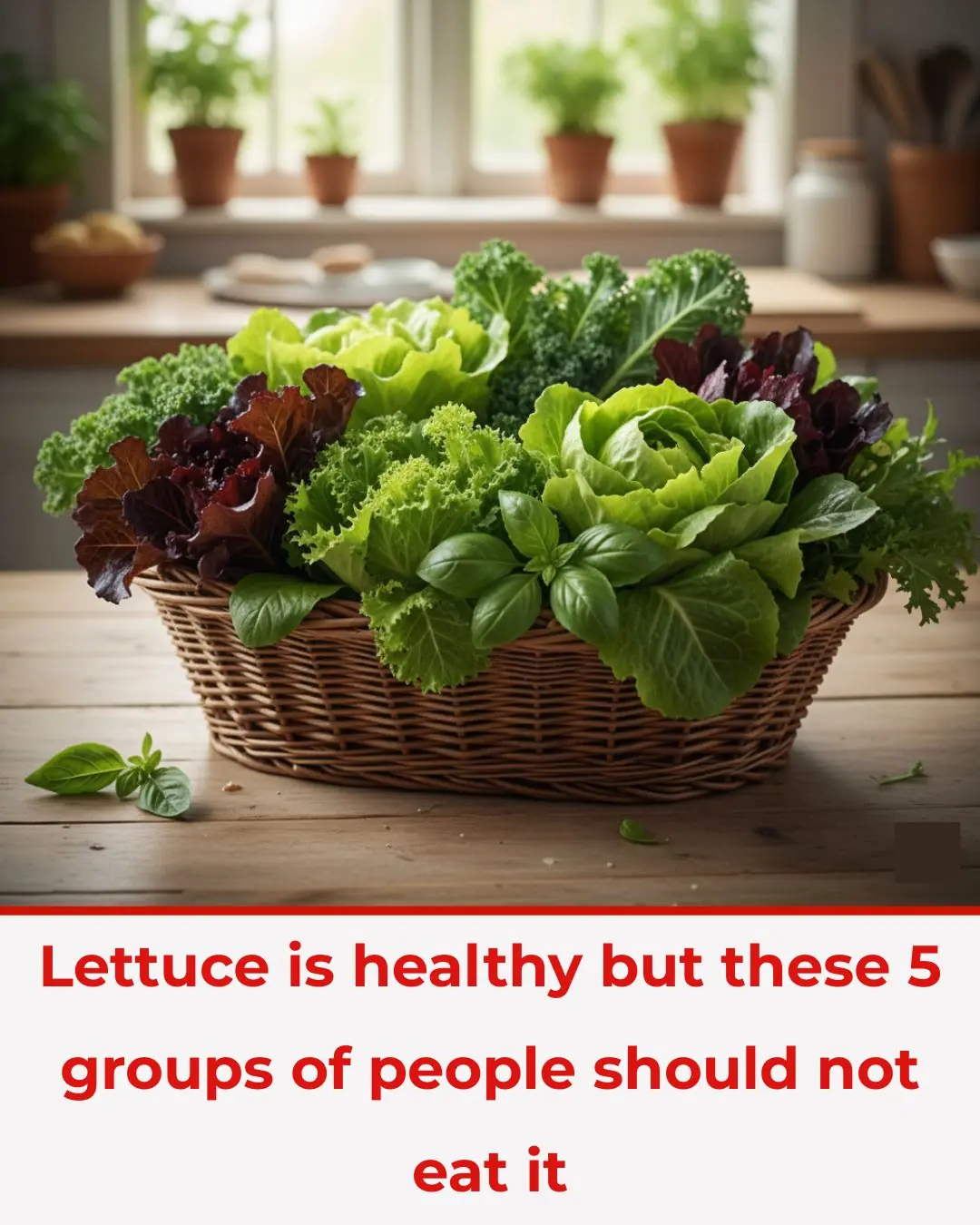 Lettuce is healthy but these 5 groups of people should not eat it