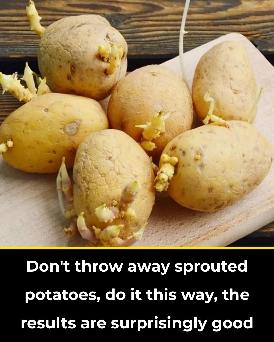 Don't throw away sprouted potatoes, do it this way, the results are surprisingly good