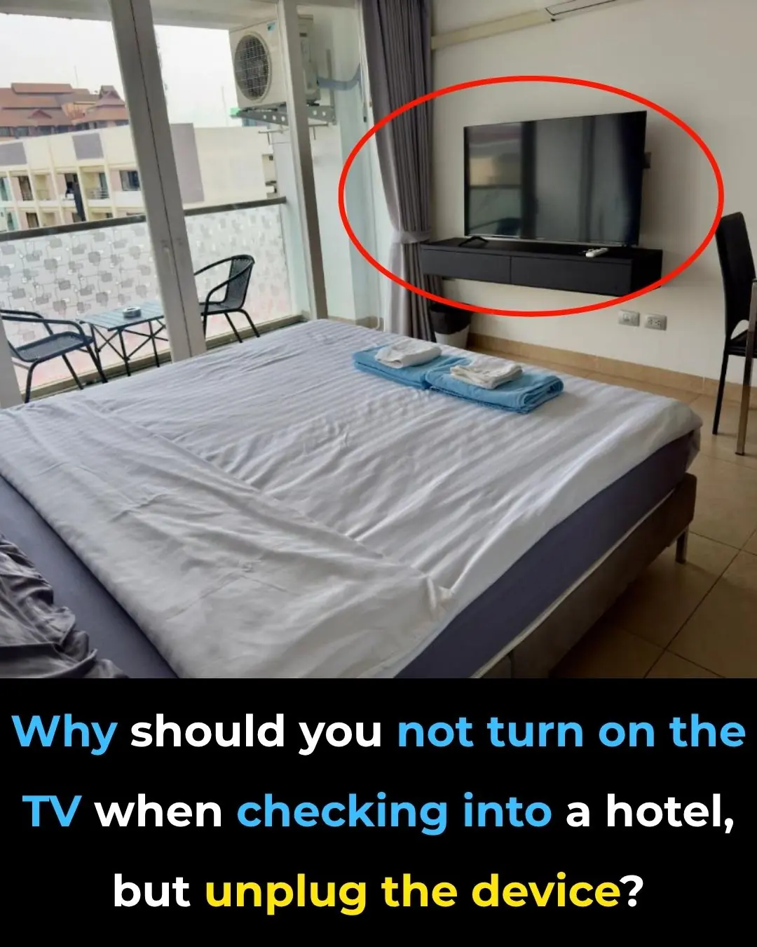 Do Not Turn On The TV When Checking Into A Hotel