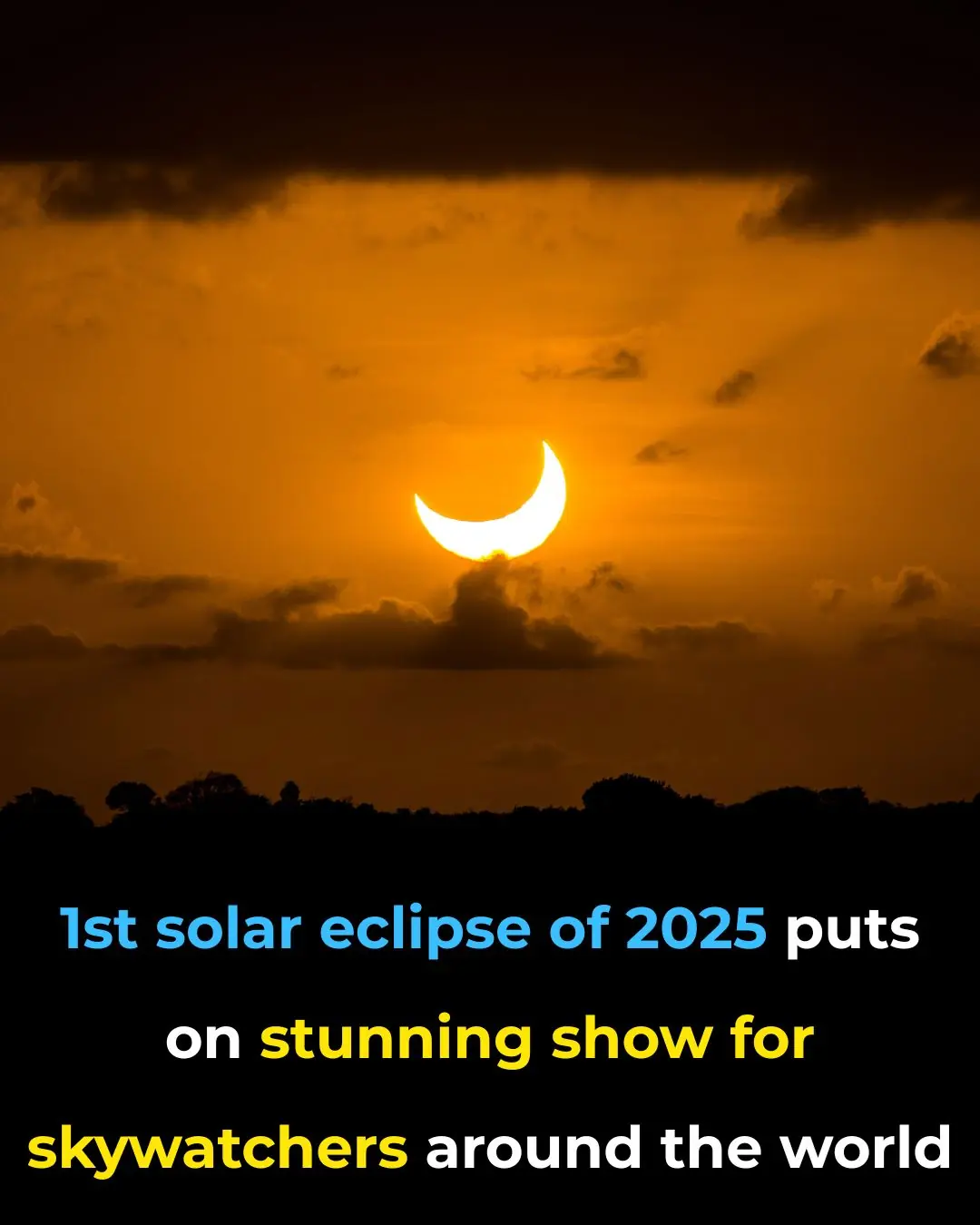 1st solar eclipse of 2025 puts on stunning show for skywatchers around the world (photos)