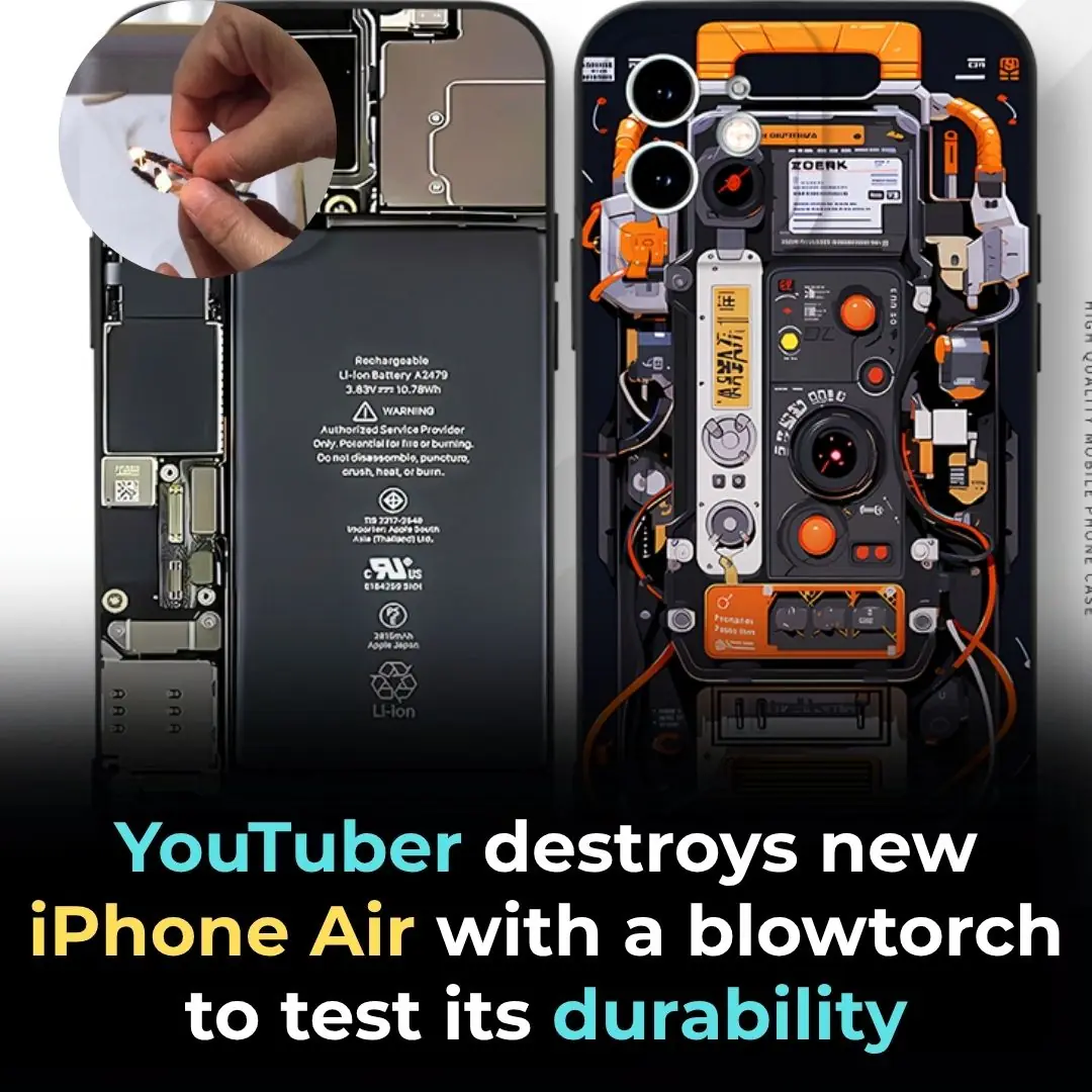 YouTuber destroys new iPhone Air with a blowtorch to test its durability