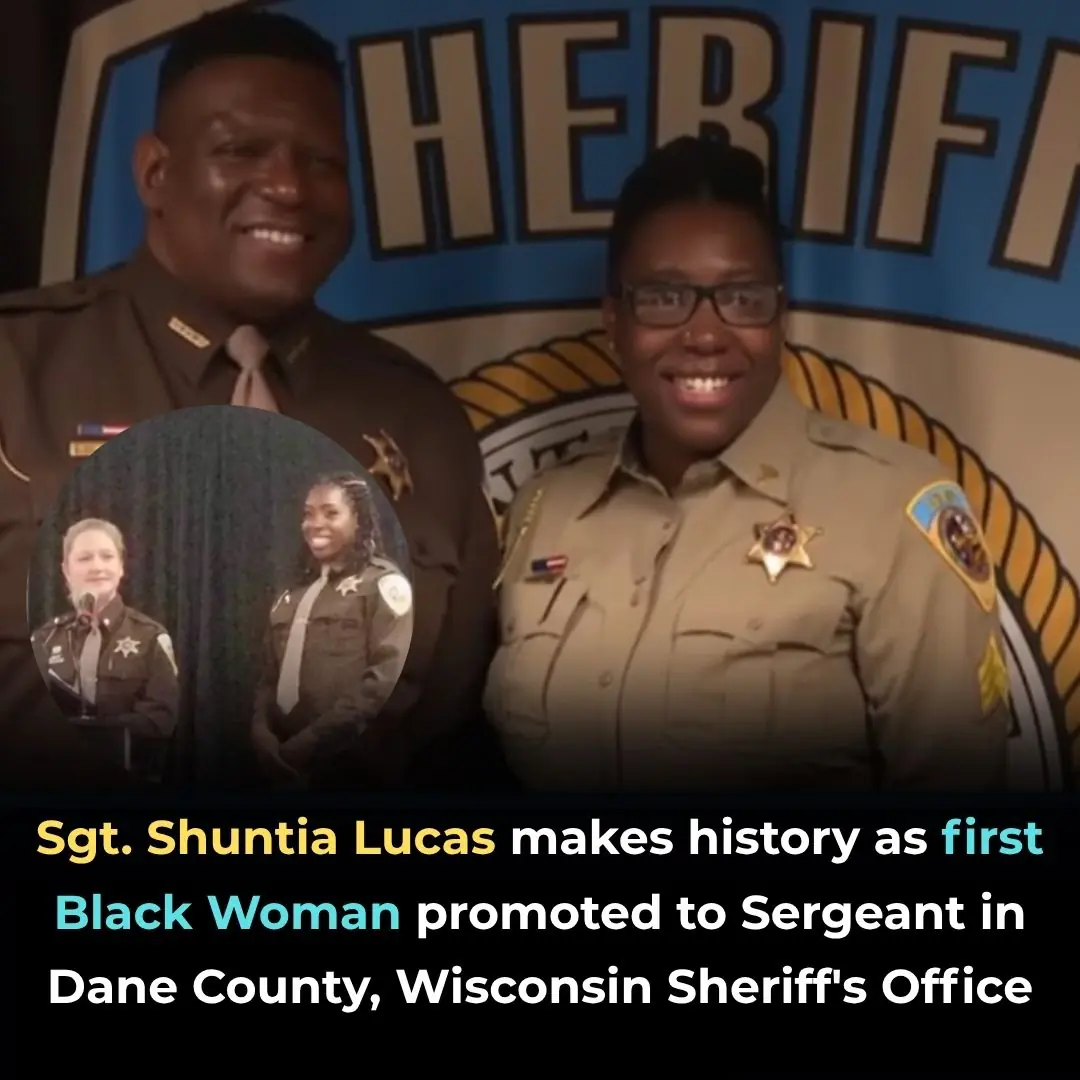 Sgt. Shuntia Lucas Makes History as First Black Woman Promoted to Sergeant in Dane County, Wisconsin Sheriff’s Office