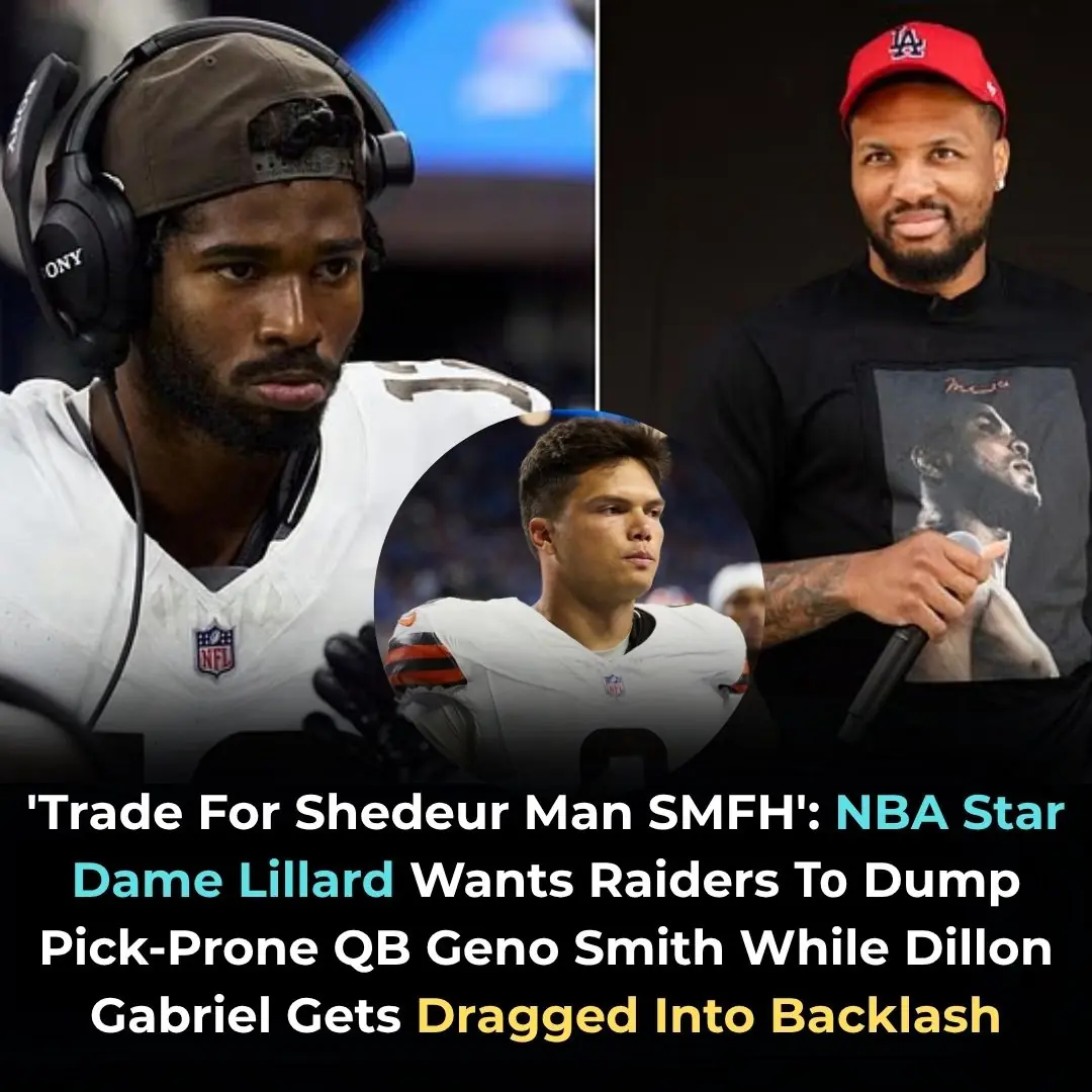 ‘Trade For Shedeur Man SMFH’: NBA Star Dame Lillard Wants Raiders To Dump Pick-Prone QB Geno Smith While Dillon Gabriel Gets Dragged Into Backlash