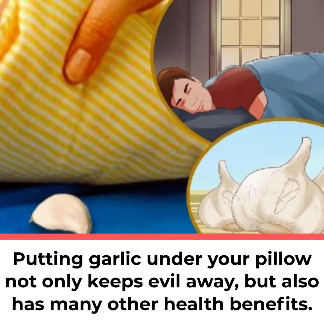 Putting garlic under your pillow not only keeps evil away, but also has many other health benefits
