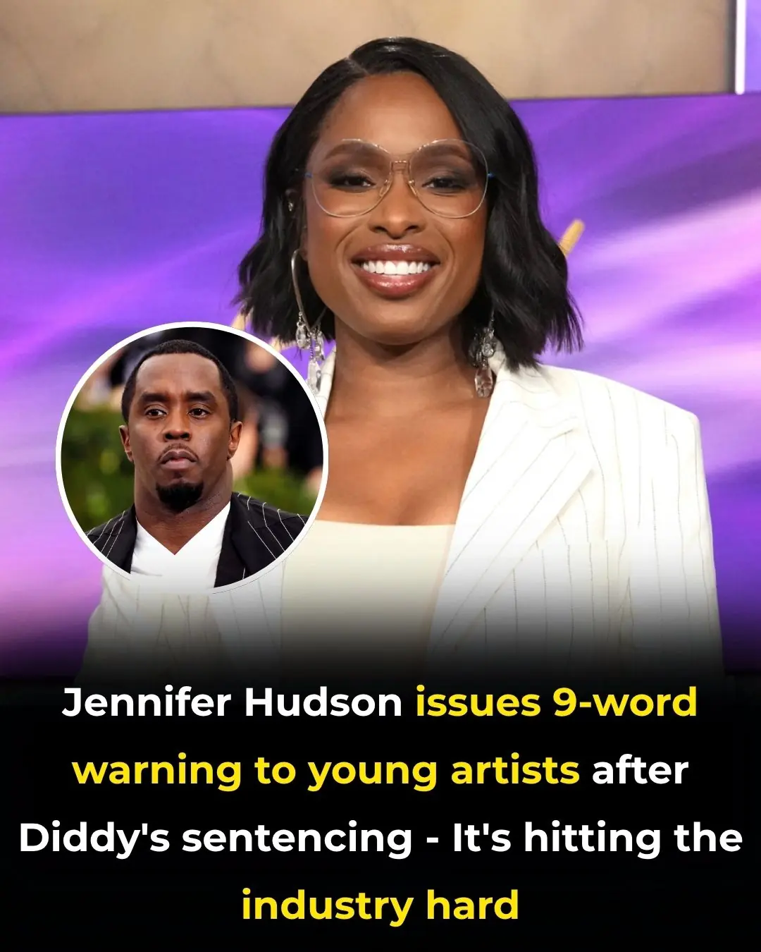 Jennifer Hudson Urges Young Artists to “Protect Yourself” Following Sean ‘Diddy’ Combs’ Sentencing