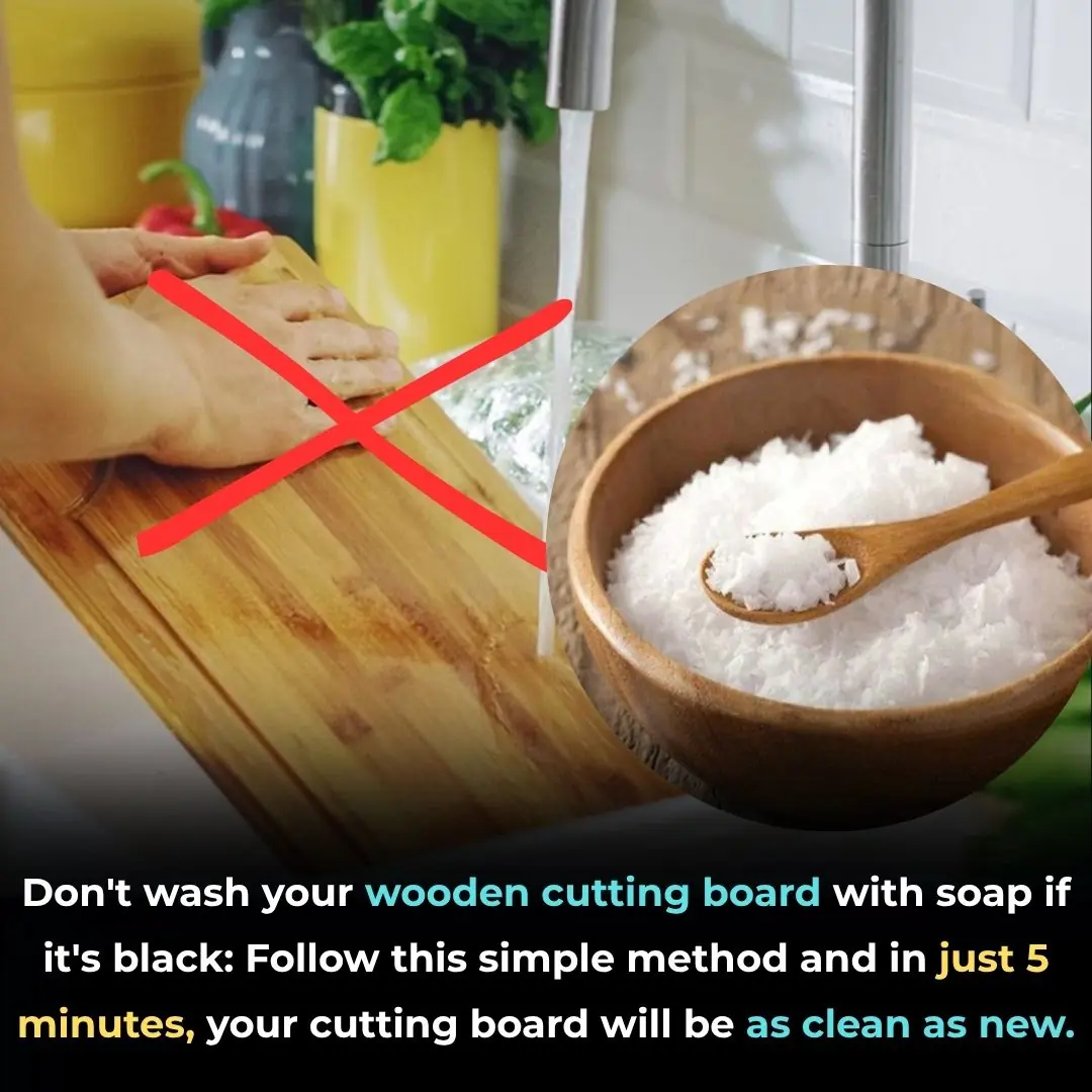 Don’t Wash Black Moldy Wooden Cutting Boards with Soap: Try This Simple Method and Your Board Will Be Spotless in Just 5 Minutes