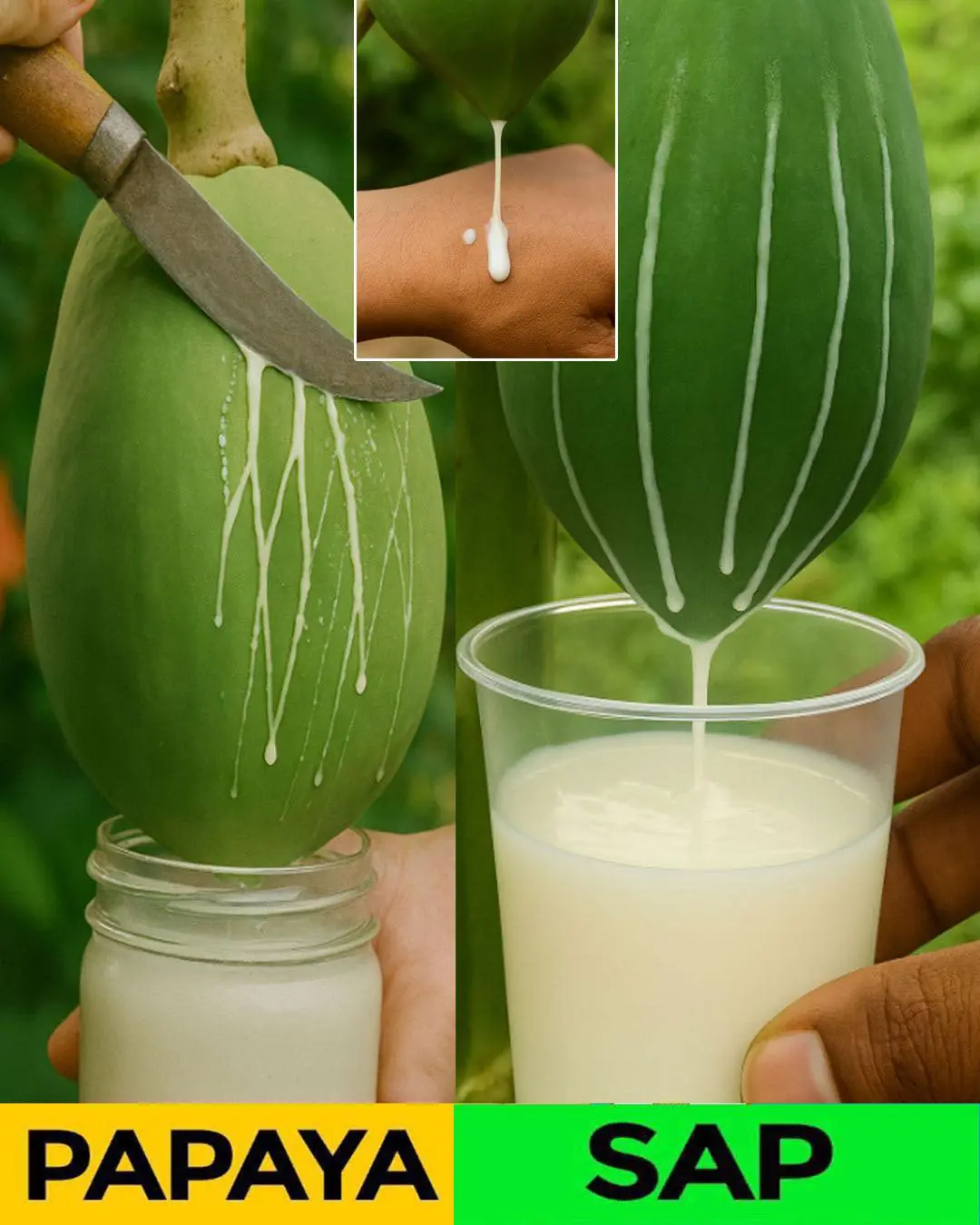 Papaya releases a milky sap, but most people don’t realize how important it is
