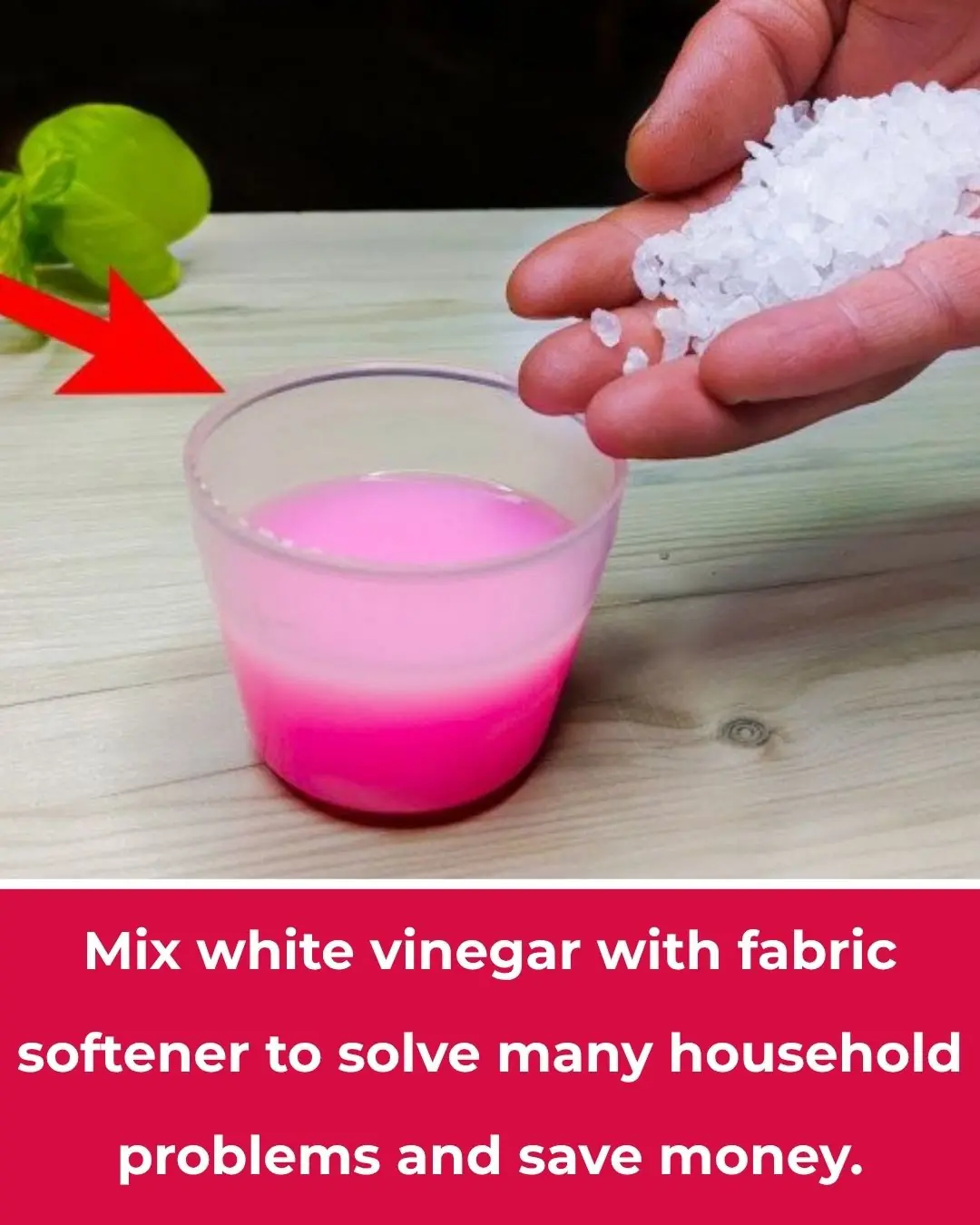 Mix white vinegar with fabric softener to solve many household problems and save money.
