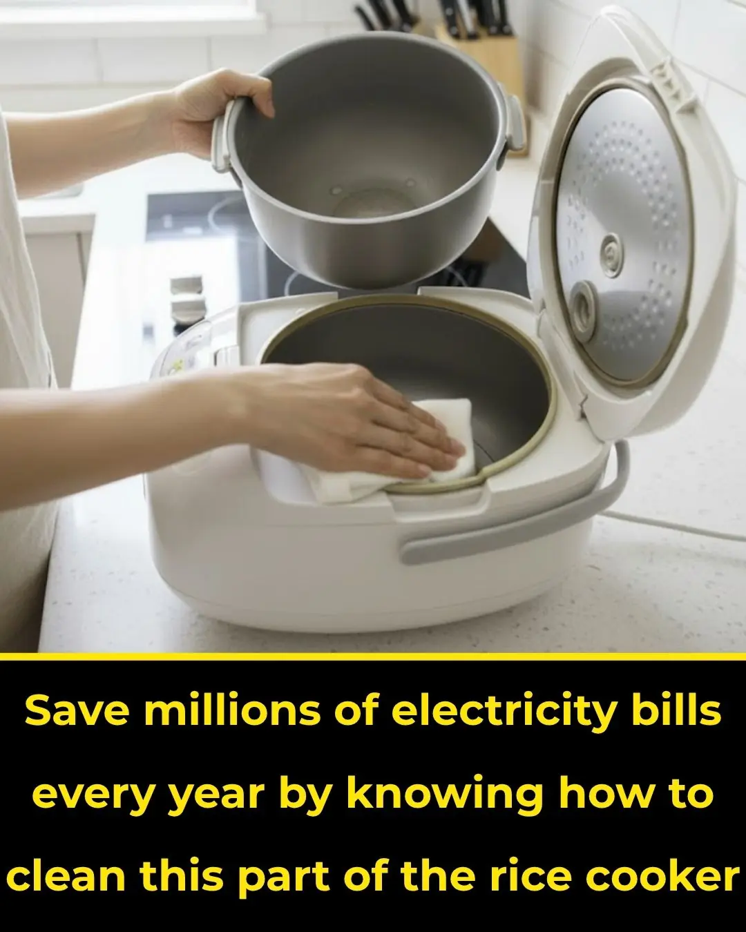 Save millions of electricity bills every year by knowing how to clean this part of the rice cooker