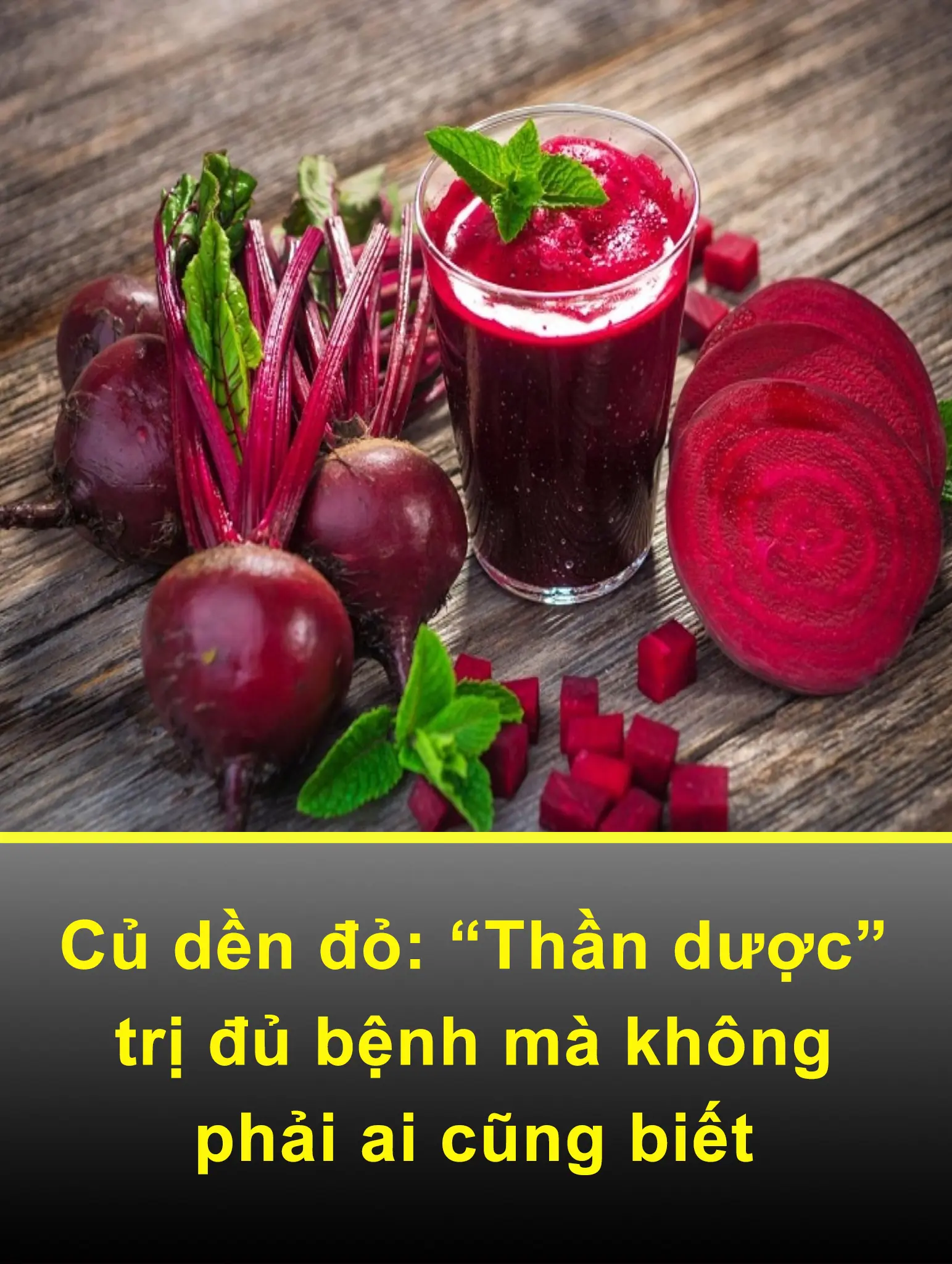 Red beetroot: "Miracle drug" that cures many diseases but not everyone knows 👇👇