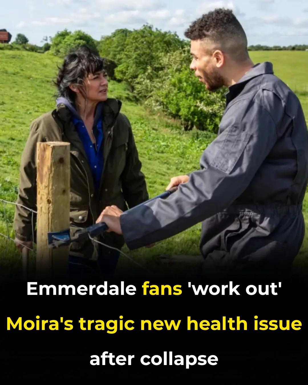 Emmerdale fans 'work out' what's really wrong with Moira Dingle after collapse