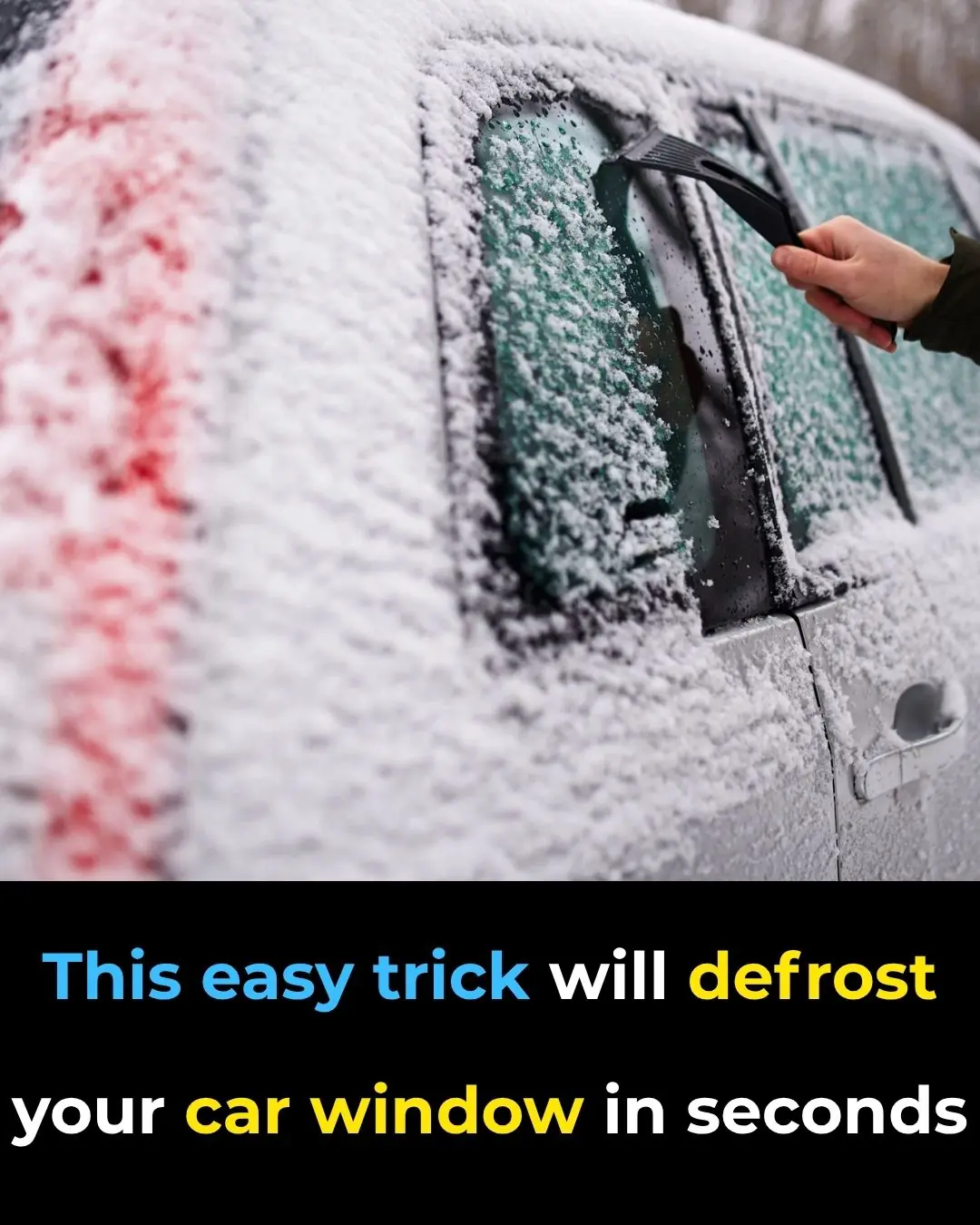 Easy Trick Will Defrost Your Car Window in Seconds