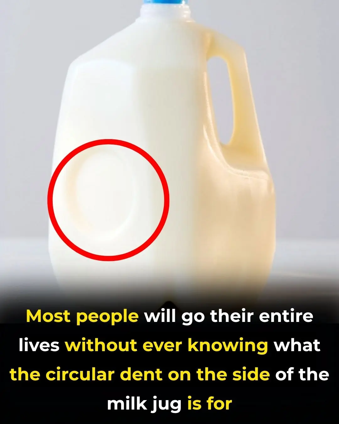 The Mystery of the Milk Bottle Dent