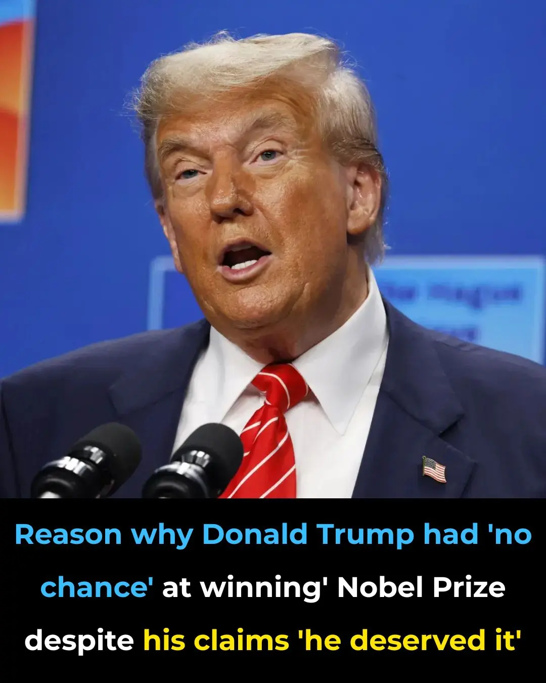 Reason why Donald Trump had 'no chance' at winning' Nobel Prize despite his claims 'he deserved it'